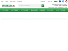 Tablet Screenshot of go-greenriver.com